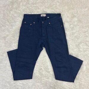 Taylor Stitch Navy Blue Premium Denim Jeans Men's 31 Slim Fit Classic Menswear